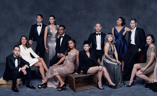“We’ve all seen the Hollywood Issue of Vanity Fair, gracing magazine stands since 1995,” BuzzFeed wrote on Tuesday. “However, we haven’t seen a lot of Asian-American representation on these covers. So some BuzzFeed staff decided to come together and create one of the iconic covers themselves. . . .” (Credit: AsAmNews)